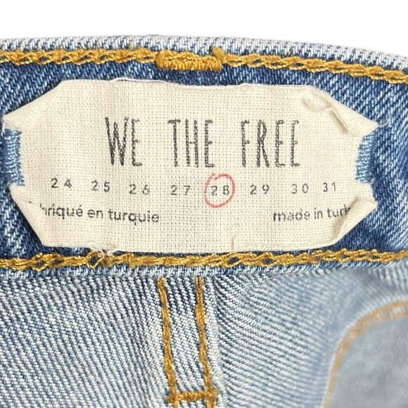 Free People We The Free Stella High Rise Skinny Jeans Size 28 Distressed - Picture 11 of 13